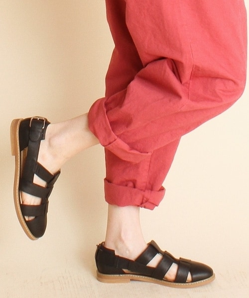 RNA-N（アールエヌエーエヌ）の「レザーサンダル（シューズ・レディース・ブラック/ホワイト/ブラウン・S/M）」の10枚目の写真