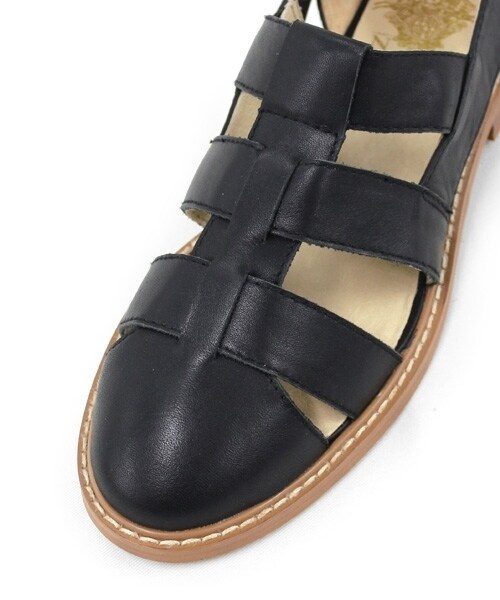 RNA-N（アールエヌエーエヌ）の「レザーサンダル（シューズ・レディース・ブラック/ホワイト/ブラウン・S/M）」の6枚目の写真