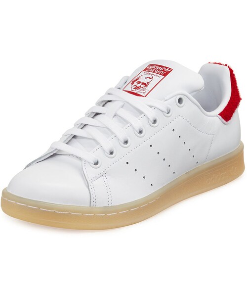 adidas（アディダス）の「Adidas Stan Smith Winter Sneaker, White/Red（スニーカー・レディース・Red・9.5B/39.5EU/5B/35EU/6B/36EU/8B/38EU/10B/40EU/7B/37EU/9B/39EU/7.5B/37.5EU/5.5B/35.5EU/8.5B/38.5EU/11B/41EU/10.5B/40.5EU/6.5B/36.5EU）」の4枚目の写真