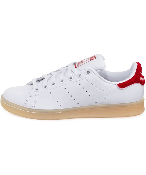 adidas（アディダス）の「Adidas Stan Smith Winter Sneaker, White/Red（スニーカー・レディース・Red・9.5B/39.5EU/5B/35EU/6B/36EU/8B/38EU/10B/40EU/7B/37EU/9B/39EU/7.5B/37.5EU/5.5B/35.5EU/8.5B/38.5EU/11B/41EU/10.5B/40.5EU/6.5B/36.5EU）」の3枚目の写真