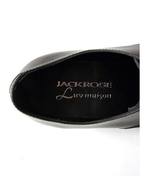 JACKROSE(ジャックローズ)の「×Luv maison レザープレーントゥーシューズ(シューズ・メンズ・ブラック・M/L)」の8枚目の写真