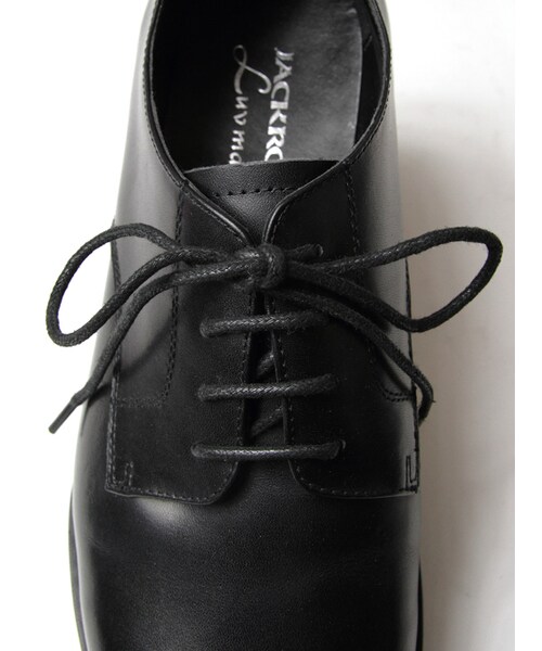 JACKROSE(ジャックローズ)の「×Luv maison レザープレーントゥーシューズ(シューズ・メンズ・ブラック・M/L)」の5枚目の写真