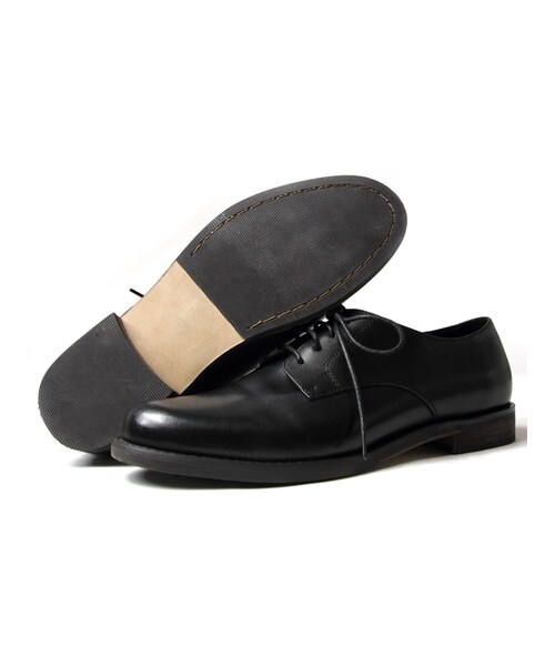 JACKROSE(ジャックローズ)の「×Luv maison レザープレーントゥーシューズ(シューズ・メンズ・ブラック・M/L)」の9枚目の写真