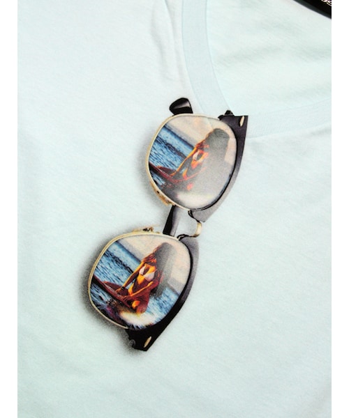 JACKROSE（ジャックローズ）の「サングラスVネックTEE 2017（トップス・メンズ・ブラック/ホワイト/ピンク/サックス・M/L）」の20枚目の写真