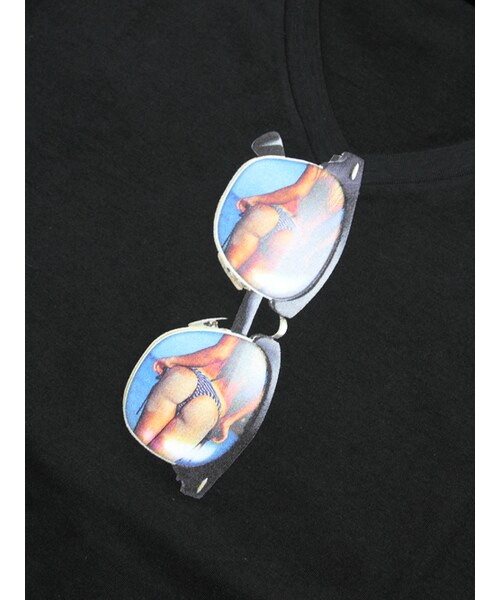 JACKROSE（ジャックローズ）の「サングラスVネックTEE 2017（トップス・メンズ・ブラック/ホワイト/ピンク/サックス・M/L）」の12枚目の写真