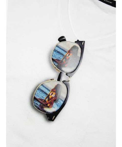 JACKROSE（ジャックローズ）の「サングラスVネックTEE 2017（トップス・メンズ・ブラック/ホワイト/ピンク/サックス・M/L）」の5枚目の写真