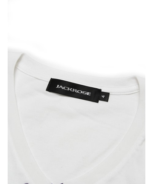 JACKROSE（ジャックローズ）の「サングラスVネックTEE 2017（トップス・メンズ・ブラック/ホワイト/ピンク/サックス・M/L）」の4枚目の写真