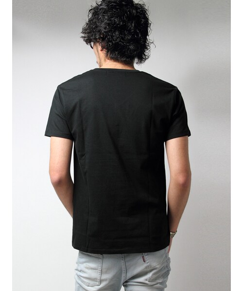 JACKROSE（ジャックローズ）の「サングラスVネックTEE 2017（トップス・メンズ・ブラック/ホワイト/ピンク/サックス・M/L）」の10枚目の写真