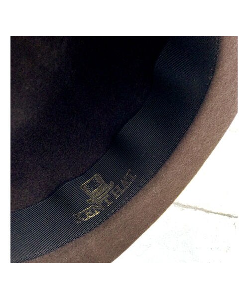 KENT HAT(ケントハット)の「ショコラハット▲プレーン(ブラウン)(ハット・メンズ・その他)」の4枚目の写真
