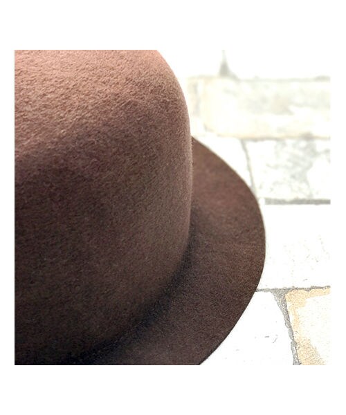KENT HAT(ケントハット)の「ショコラハット▲プレーン(ブラウン)(ハット・メンズ・その他)」の3枚目の写真