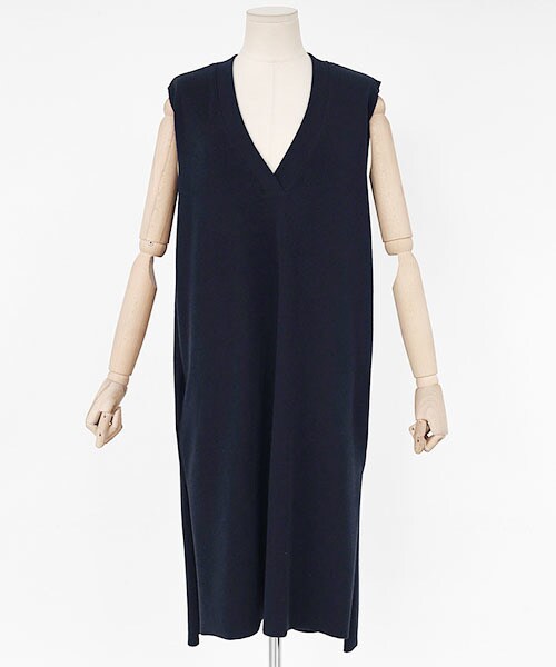 DHOLIC（ディーホリック）の「スリットヘムVネックスリーブレスワンピース（ワンピース・レディース・FREE）」の5枚目の写真