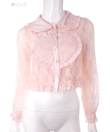 Bobon21 | 小花柄レースブラウス/キャミ付(シャツ/ブラウス)
