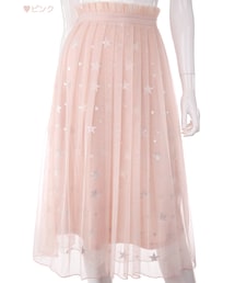 Bobon21 | 星柄チュールスカート(スカート)