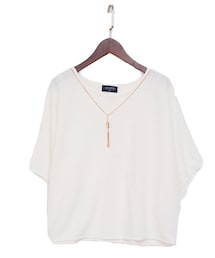 aimoha | ネックレス付きプルオーバー(Tシャツ/カットソー)