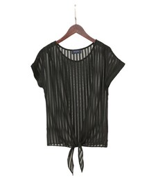 aimoha | シアーストライププルオーバー(Tシャツ/カットソー)