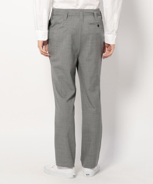 Elephant Blanc(エレファンブラン)の「Elephant Blanc/エレァンブラン/別注スリムスラックス/super140(パンツ・メンズ・BLACK/GREY/NAVY・F)」の3枚目の写真