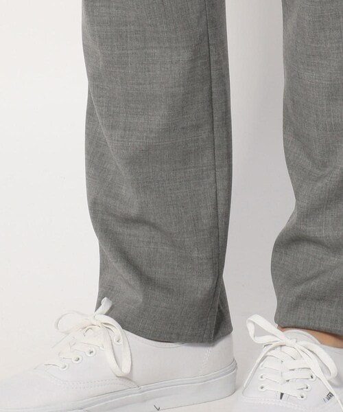 Elephant Blanc(エレファンブラン)の「Elephant Blanc/エレァンブラン/別注スリムスラックス/super140(パンツ・メンズ・BLACK/GREY/NAVY・F)」の7枚目の写真