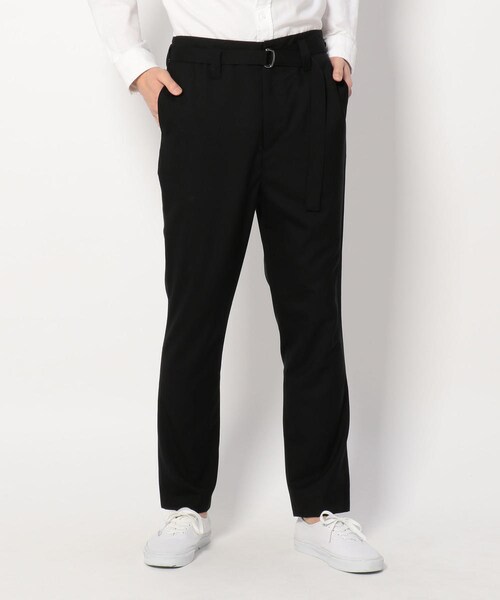 Elephant Blanc(エレファンブラン)の「Elephant Blanc/エレァンブラン/別注スリムスラックス/super140(パンツ・メンズ・BLACK/GREY/NAVY・F)」の9枚目の写真