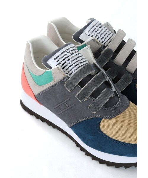 Ne-net（ネネット）の「ネ・ネット / ☆ メンズ うらけスニーカー / スニーカー（シューズ・multi 04△05△・サイズ,cm,高さ,ソール,幅,04,26.0~26.5,8.5,3,10.5,05,27.0~27.5,9,3,11,）」の4枚目の写真