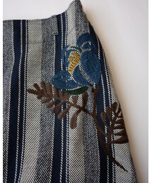45R（フォーティファイブアール）の「カルゼヒッコリープルメリア刺繍