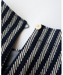 45R（フォーティファイブアール）の「カルゼヒッコリープルメリア刺繍