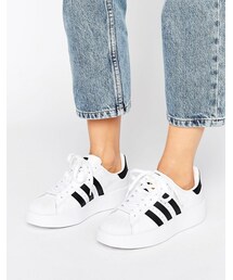 adidas | Adidas adidas Originals Bold Double Sole White And Black Superstar Sneakers(スニーカー)