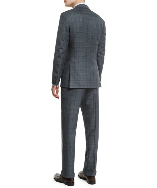 BRIONI（ブリオーニ）の「Brioni Birdseye Plaid Two-Button Wool Suit