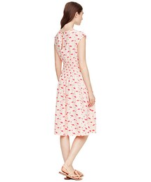 【未使用級】ケイトスペードニューヨーク　シェル柄　ボトムフリルワンピース kate spade new york（ケイトスペードニューヨーク）ワンピース