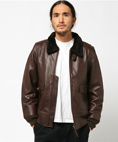 HOUSTON（ヒューストン）の「【HOUSTON】G－1レザー（ライダース