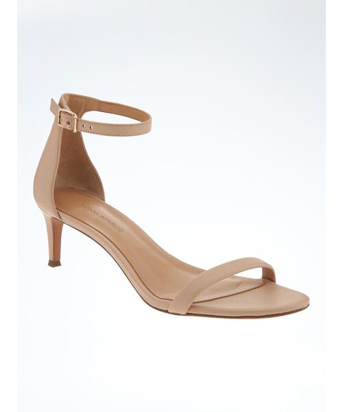 Banana Republic(バナナリパブリック)の「Bare Kitten Heel Sandal(サンダル・レディース・Black/Coral/Gold/Nude・Regular 6/Regular 7/Regular 8/Regular 7 1/2/Regular 8 1/2/Regular 9/Regular 10/Regular 5 1/2/Regular 6 1/2)」の9枚目の写真