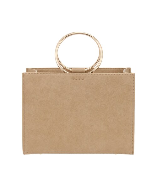 MERCURYDUO(マーキュリーデュオ)の「ポケットメタルハンドル2WayBAG(バッグ・レディース・オフホワイト/ブラック/ベージュ・F)」の7枚目の写真