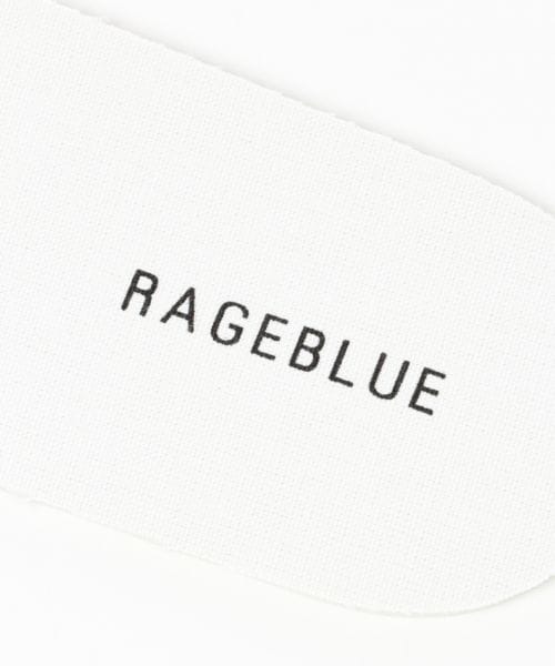 RAGEBLUE（レイジブルー）の「コンビスリッポンスニーカー（シューズ・ホワイト×ライトグレー/ブラック×グレー/ネイビー×ワイン/インディゴ×ネイビー）」の12枚目の写真