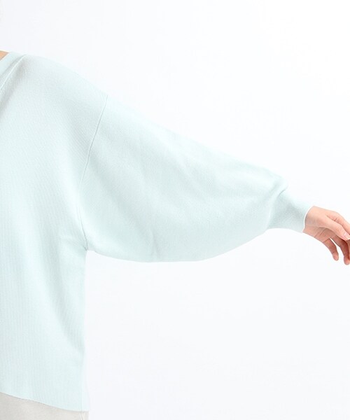 studio CLIP（スタディオクリップ）の「[浜島直子×studio CLIP]カラードルマンプルオーバー（トップス・ピンク/イエロー/サックス）」の13枚目の写真