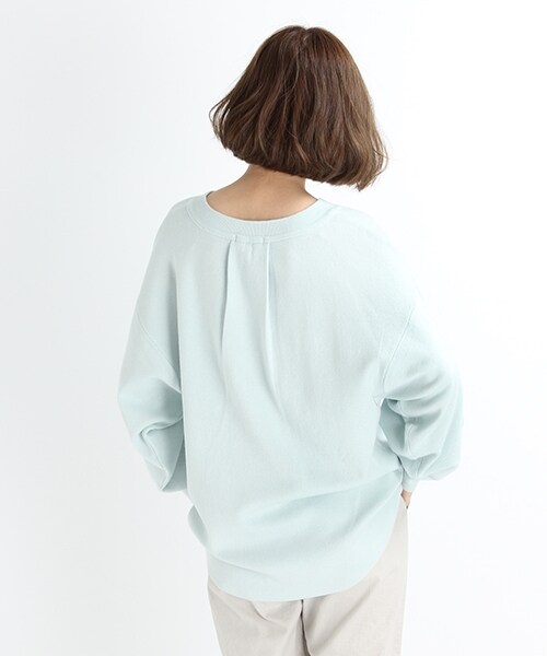 studio CLIP（スタディオクリップ）の「[浜島直子×studio CLIP]カラードルマンプルオーバー（トップス・ピンク/イエロー/サックス）」の8枚目の写真