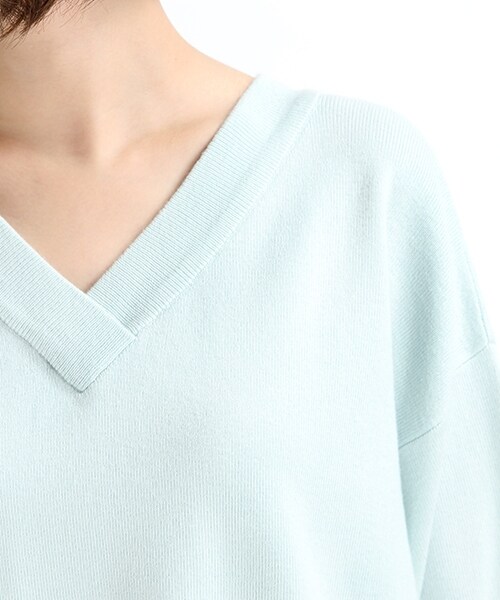 studio CLIP（スタディオクリップ）の「[浜島直子×studio CLIP]カラードルマンプルオーバー（トップス・ピンク/イエロー/サックス）」の10枚目の写真