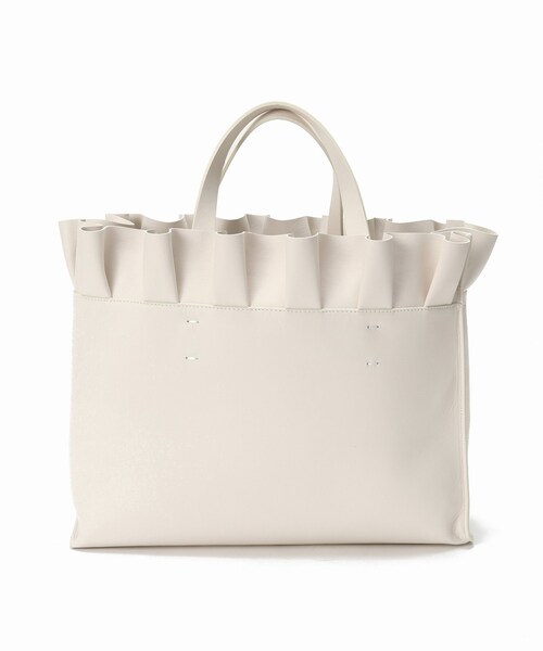 SLOBE IENA（スローブイエナ）の「LIA NUMA フリルトートバッグ  