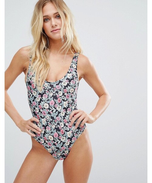 Pistol Panties（ピストルパンティー）の「Pistol Panties Floral Rosie Swimsuit（水着・レディース・Pink・US 10）」の3枚目の写真