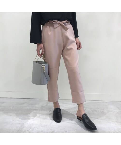 copine（コピン）の「★再入荷★ウエストリボンテーパードパンツ(3color)【クリックポスト対象商品】（その他パンツ・レディース・その他）」の10枚目の写真