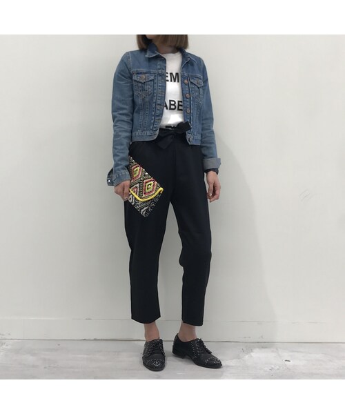 copine（コピン）の「★再入荷★ウエストリボンテーパードパンツ(3color)【クリックポスト対象商品】（その他パンツ・レディース・その他）」の12枚目の写真