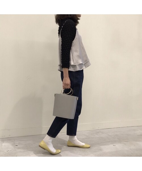 copine(コピン)の「★再入荷★シンプル無地くしゅくしゅポップコーン加工プルオーバー(2color)【クリックポスト対象商品】(Tシャツ/カットソー・レディース・その他)」の11枚目の写真