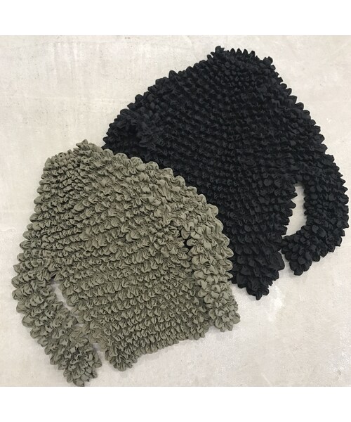 copine(コピン)の「★再入荷★シンプル無地くしゅくしゅポップコーン加工プルオーバー(2color)【クリックポスト対象商品】(Tシャツ/カットソー・レディース・その他)」の1枚目の写真