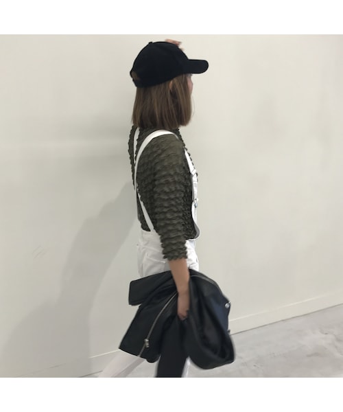 copine(コピン)の「★再入荷★シンプル無地くしゅくしゅポップコーン加工プルオーバー(2color)【クリックポスト対象商品】(Tシャツ/カットソー・レディース・その他)」の9枚目の写真