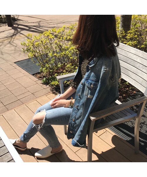 copine(コピン)の「★再入荷★シンプル無地くしゅくしゅポップコーン加工プルオーバー(2color)【クリックポスト対象商品】(Tシャツ/カットソー・レディース・その他)」の6枚目の写真