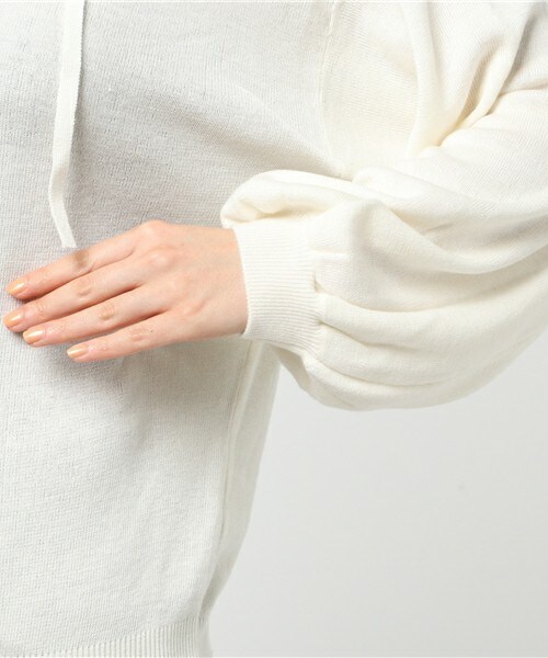 archives（アルシーヴ）の「衿スピンドルプルオーバー（ニット/セーター・レディース・オフホワイト/ブルー/ピンク・MEDIUM）」の8枚目の写真