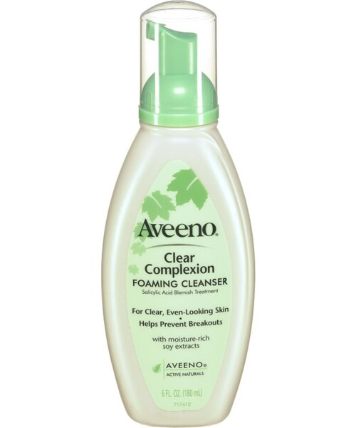 aveeno clear complexion foaming wash