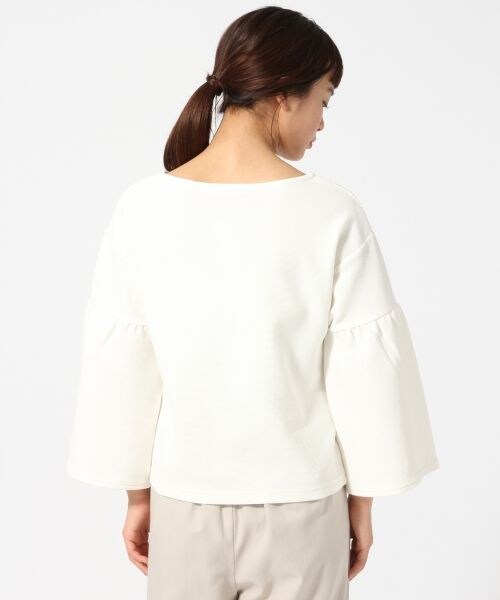 LOWRYS FARM（ローリーズファーム）の「リップルソデフレア（トップス・オフ/ブラック/グレー/ピンク/グリーン）」の9枚目の写真