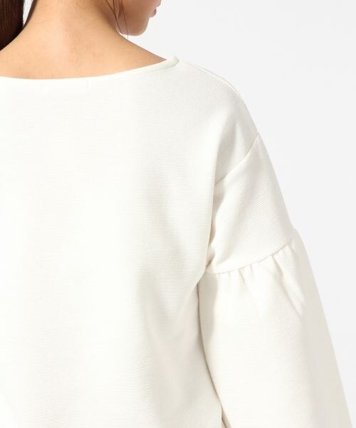 LOWRYS FARM（ローリーズファーム）の「リップルソデフレア（トップス・オフ/ブラック/グレー/ピンク/グリーン）」の14枚目の写真