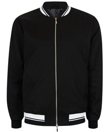 TOPMAN | Black Tipped Smart Bomber Jacket(テーラードジャケット)