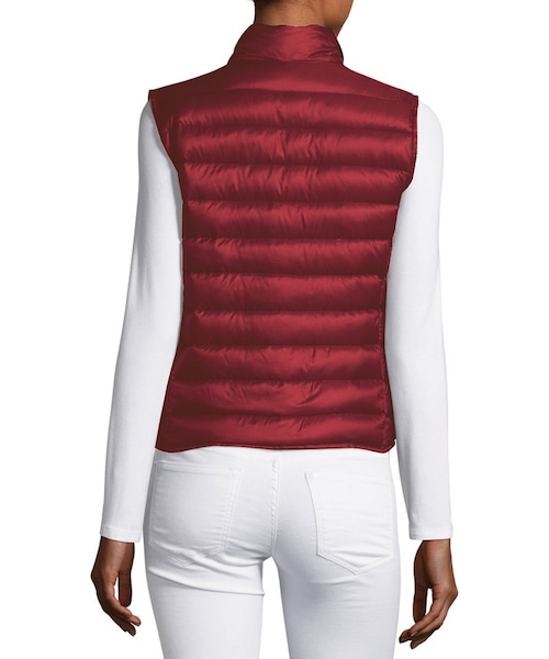 定価約15万★MONCLER★LIANE GILET★ワッペン ダウンベスト★赤 MONCLER（モンクレール）の「Moncler Liane Quilted Down Gilet