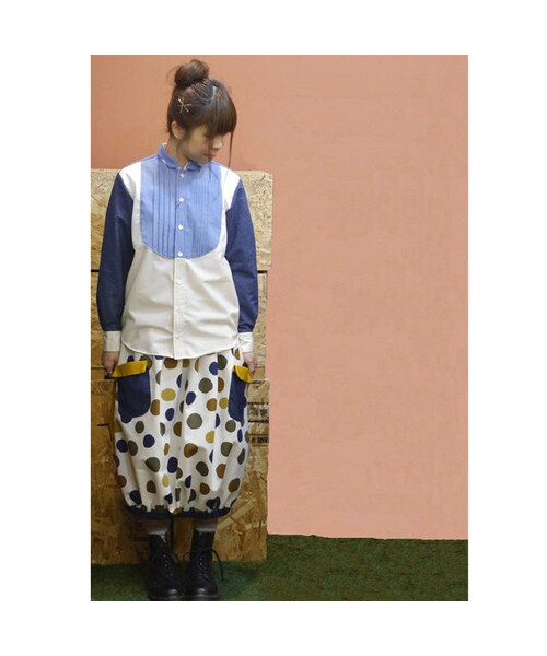 NIRAME.CO（ニラメッコ）の「気球スカート　ドット（スカート・レディース・その他）」の2枚目の写真